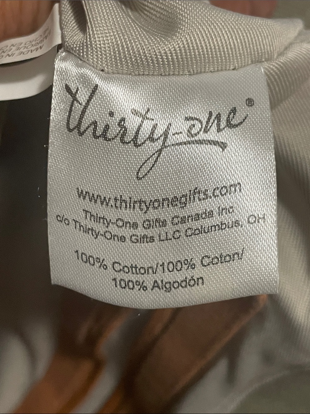 New without tags Thirty One Canvas Tote - Picture 5 of 6